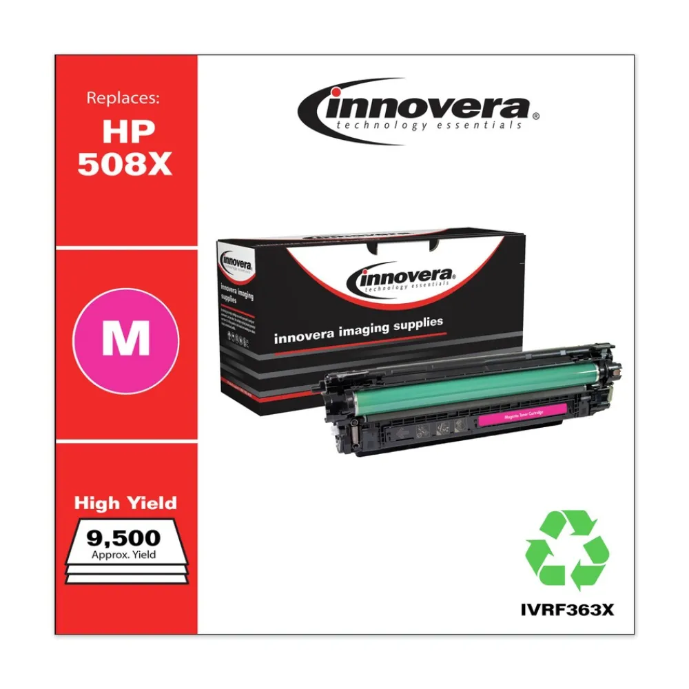 Best Factory Reconditioned Remanufactured 9,500 Page-Yield Replacement High-Yield Toner for 508X (CF363X) - Magenta Office Electronics & Batteries