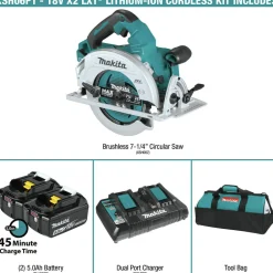 Factory Reconditioned 18V X2 LXT Lithium-Ion (36V) 5 Ah Brushless Cordless 7-1/4 in. Circular Saw Kit Circular Saws|Scroll Saws