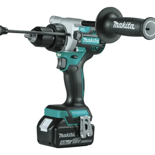 Discount Factory Reconditioned 18V LXT Brushless Lithium-Ion 1/2 in. Cordless Hammer Drill Driver and 4-Speed Impact Driver Combo Kit with 2 Batteries (5 Ah) Combo Kits