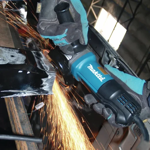 Discount Factory Reconditioned 4-1/2 in. Paddle Switch AC/DC Angle Grinder Angle Grinders