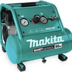 Clearance Factory Reconditioned Quiet Series 1 HP 2 Gallon Oil-Free Hand Carry Air Compressor Air Compressors