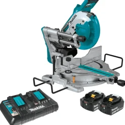Factory Reconditioned 18V X2 (36V) LXT Brushless Lithium-Ion 10 in. Cordless Dual-Bevel Sliding Compound Miter Saw with Laser Kit (5 Ah) Miter Saws|Scroll Saws