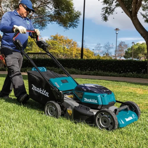Factory Reconditioned 18V X2 (36V) LXT Brushless Lithium-Ion 21 in. Cordless Self-Propelled Commercial Lawn Mower Kit with 4 Batteries (5 Ah) Lawn Mowers