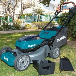Factory Reconditioned 18V X2 (36V) LXT Brushless Lithium-Ion 21 in. Cordless Self-Propelled Commercial Lawn Mower Kit with 4 Batteries (5 Ah) Lawn Mowers