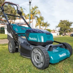 Factory Reconditioned 18V X2 (36V) LXT Brushless Lithium-Ion 21 in. Cordless Self-Propelled Commercial Lawn Mower Kit with 4 Batteries (5 Ah) Lawn Mowers