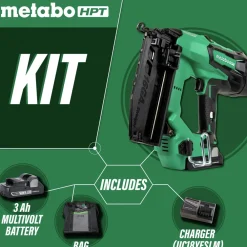 Best Factory Reconditioned 18V Brushless Lithium-Ion 16 Gauge Cordless Straight Brad Nailer Kit (3 Ah) Nailers & Staplers