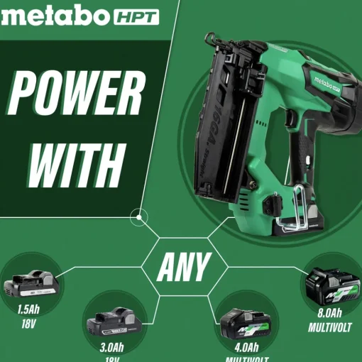 Best Factory Reconditioned 18V Brushless Lithium-Ion 16 Gauge Cordless Straight Brad Nailer Kit (3 Ah) Nailers & Staplers