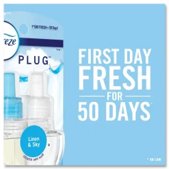 Outlet PLUG 2.5 in. x 3 in. x 4 in. Air Freshener Warmer - Off White Odor Control