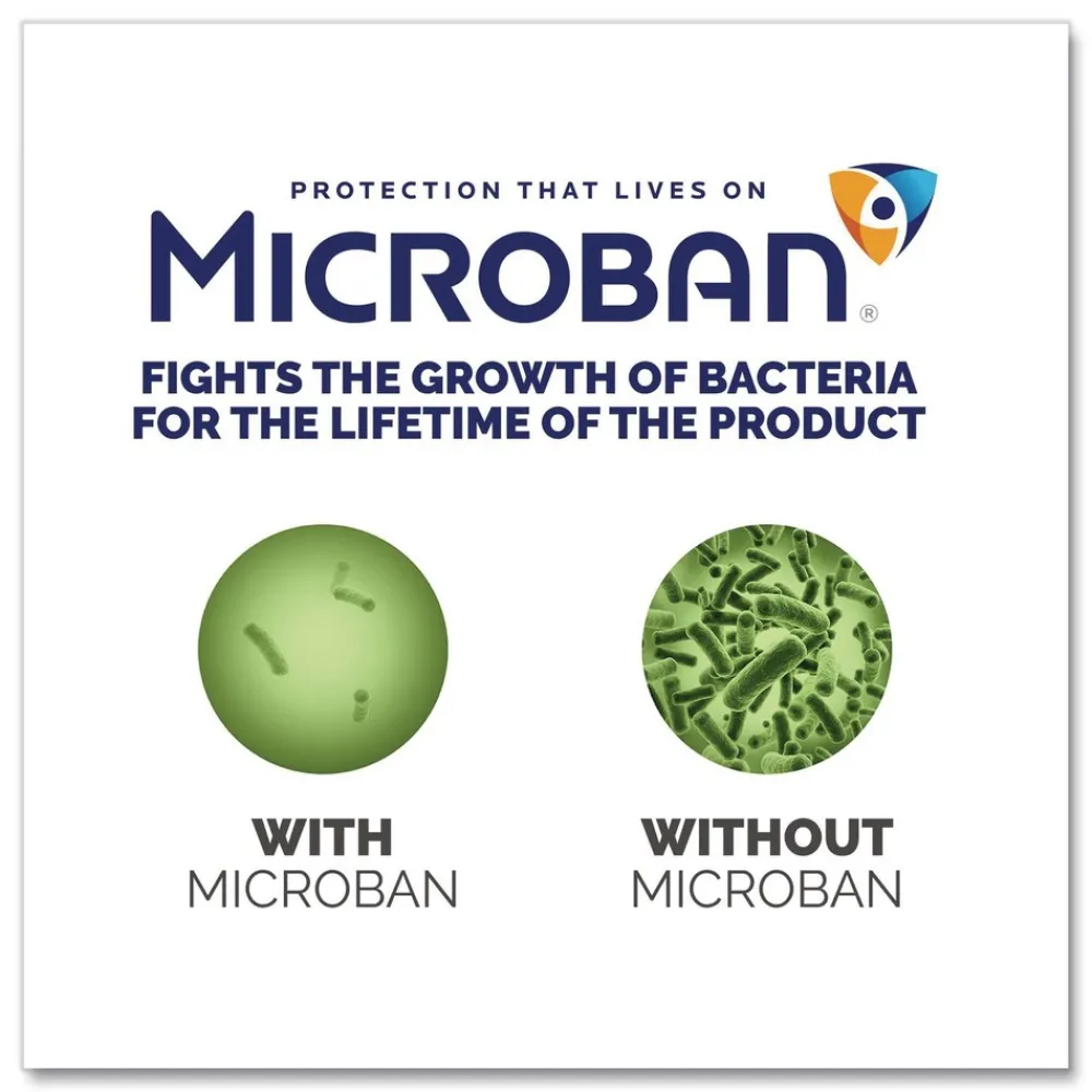 17.5 in. W x 13.13 in. D x 4.13 in. to 5.63 in. H Adjustable Locking Footrest with Microban - Black/Silver Office Furniture & Lighting