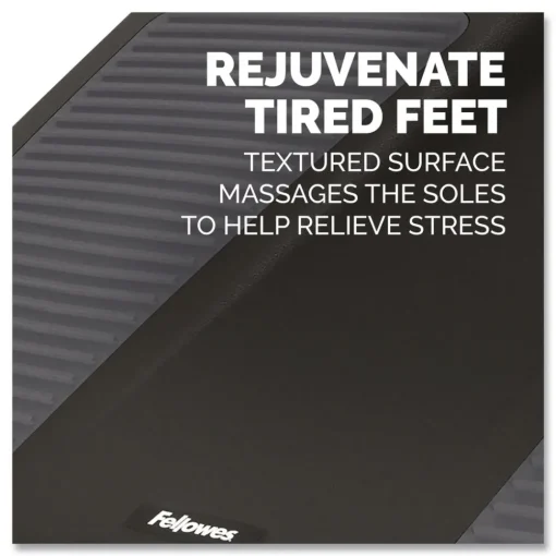 Sale 17.75 in. W x 13.25 in. D x 4 in. to 6.5 in. H HPS Ultimate Foot Support - Black/Gray Office Furniture & Lighting