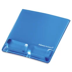 Clearance 8.25 in. x 9.87 in. Gel Wrist Support with Attached Mouse Pad - Blue Office Furniture & Lighting