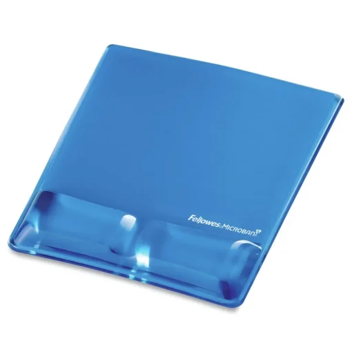 Clearance 8.25 in. x 9.87 in. Gel Wrist Support with Attached Mouse Pad - Blue Office Furniture & Lighting