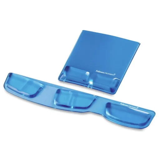 Clearance 8.25 in. x 9.87 in. Gel Wrist Support with Attached Mouse Pad - Blue Office Furniture & Lighting