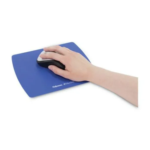 9 in. x 7 in. Ultra Thin Mouse Pad with Microban Protection - Sapphire Blue Office Furniture & Lighting