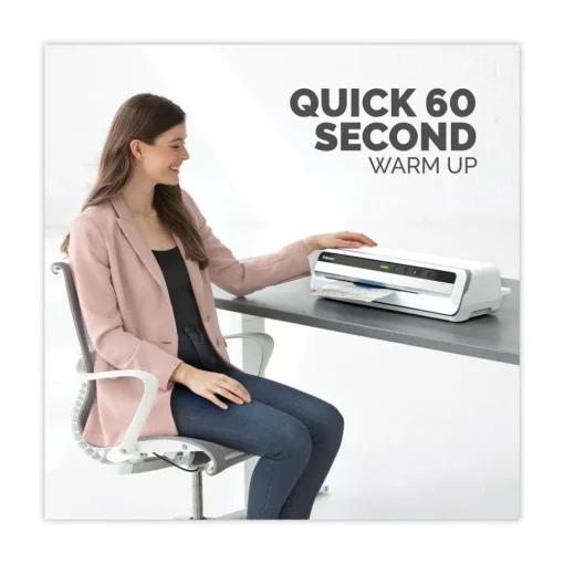 Hot 6 Rollers 12.5 in. Max Document Width 10 mil Max Document Thickness Jupiter 125 Laminator Office Presentation Supplies