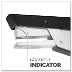 New LX890 0.25 in./0.31 in. Staples 40-Sheet Capacity Handheld Plier Stapler with Antimicrobial Protection - Black/White Office Staplers & Punches