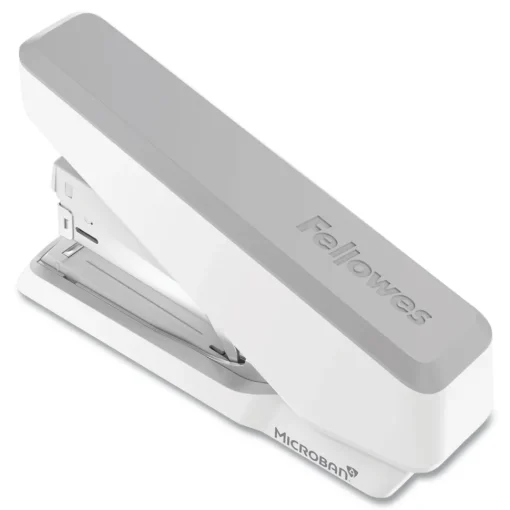 Hot LX870 EasyPress 40-Sheet Capacity Stapler with Antimicrobial Protection - Gray/White Office Staplers & Punches