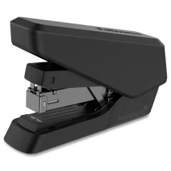 LX860 EasyPress 40-Sheet Capacity Half Strip Stapler with Antimicrobial Protection - Black Office Staplers & Punches