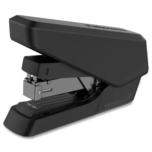 LX860 EasyPress 40-Sheet Capacity Half Strip Stapler with Antimicrobial Protection - Black Office Staplers & Punches