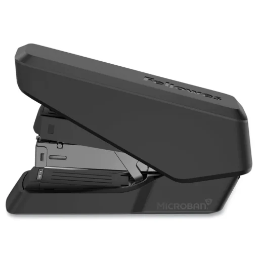 LX860 EasyPress 40-Sheet Capacity Half Strip Stapler with Antimicrobial Protection - Black Office Staplers & Punches