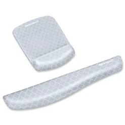 Clearance PlushTouch 18.12 in. x 3.19 in. Keyboard Wrist Rest - Lattice Design Office Furniture & Lighting