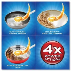 Outlet Box of 32 Dish Detergent Gelpacs - Orange Scent (8/Carton) Cleaning & Janitorial Supplies