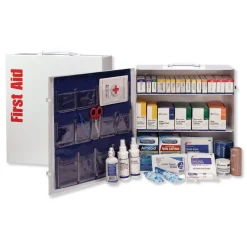 Best ANSI 2015 Class Aplus Type I and II Industrial First Aid Kit for 100 People with Metal Case (1-Kit) Emergency Response