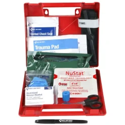 Discount 14-Piece Deluxe Bleeding Control Wall Station Single Kit Emergency Response