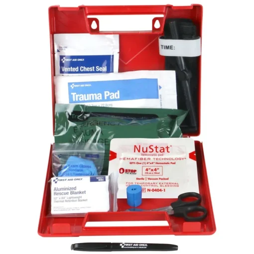 Discount 14-Piece Deluxe Bleeding Control Wall Station Single Kit Emergency Response