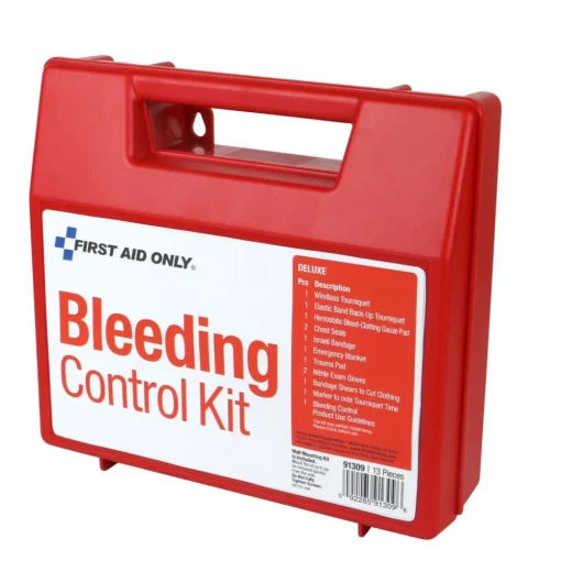 Discount 14-Piece Deluxe Bleeding Control Wall Station Single Kit Emergency Response