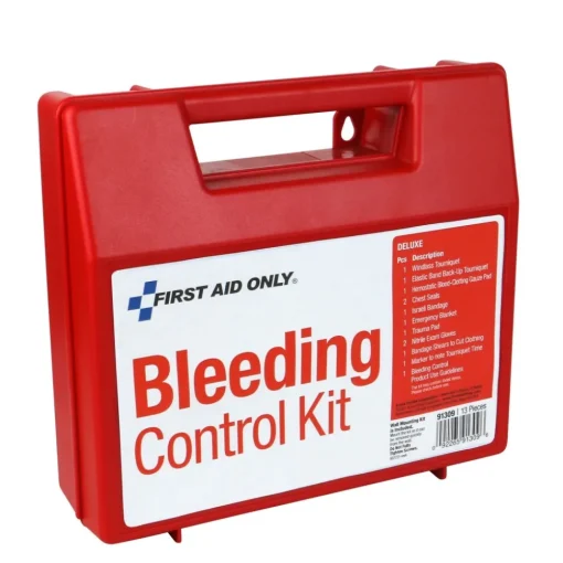 Discount 14-Piece Deluxe Bleeding Control Wall Station Single Kit Emergency Response