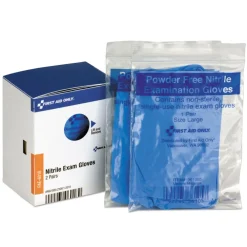 2-Piece SmartCompliance 1-Size Nitrile Lightweight Gloves Set Work Gloves
