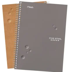 Hot 9.5 x 7.25 Sheets (150) Medium/College Rule Wirebound Notebook - Randomly Assorted Cover Color Paper & Printables