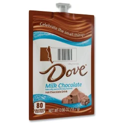 Sale 48000 Dove Hot Chocolate Freshpack - Milk Chocolate (72/Carton) Food And Snacks