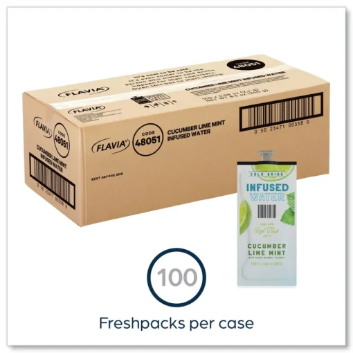 Online Infused Water Freshpack - Cucumber Lime Mint (100/Carton) Food And Snacks