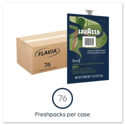 Hot Lavazza Decaffeinated Coffee Freshpack (76/Carton) Food And Snacks