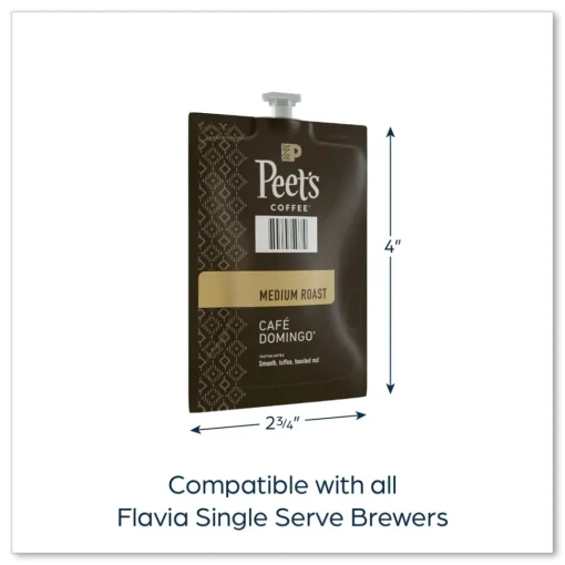 New Peet's Coffee Freshpack - Cafe Domingo (76/Carton) Food And Snacks