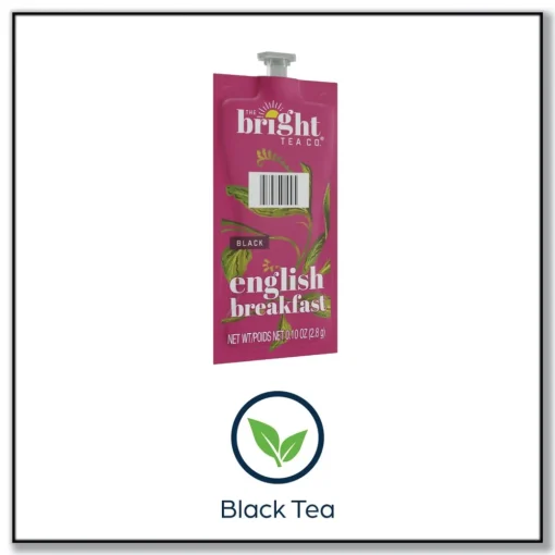 Hot The Bright Tea Co. Black Tea Freshpack - English Breakfast (100/Carton) Food And Snacks