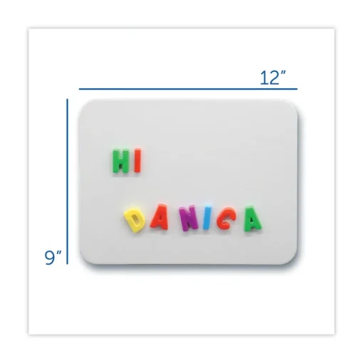 Sale 12 in. x 9 in. Magnetic Dry Erase Board Set - White Surface (12/Pack) Office Presentation Supplies