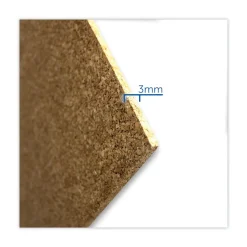 Best 48 in. x 0.12 in. x 96 in. Cork Roll - Brown Office Presentation Supplies