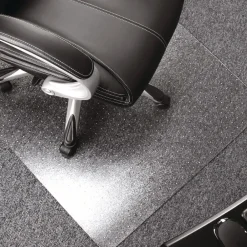 New Cleartex Ultimat 48 in. x 60 in. Polycarbonate Chair Mat for Low/Medium Pile Carpet - Clear Office Furniture & Lighting