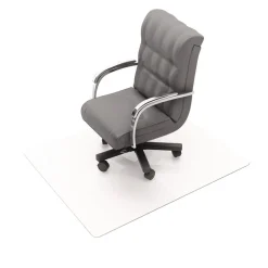 Cleartex Ultimat Polycarbonate 48 in. x 53 in. Chair Mat for Hard Floors - Clear Cleaning & Janitorial Supplies