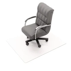Online Cleartex Unomat 60 in. x 48 in. Anti-Slip Chair Mat for Hard Floors and Flat Pile Carpets - Clear Cleaning & Janitorial Supplies