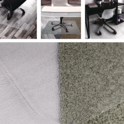 Online Cleartex Unomat 60 in. x 48 in. Anti-Slip Chair Mat for Hard Floors and Flat Pile Carpets - Clear Cleaning & Janitorial Supplies