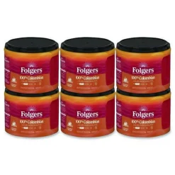 Outlet 22.6 oz. Canister Coffee - Columbian (6/Carton) Food And Snacks
