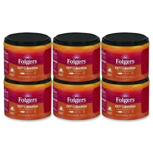 Outlet 22.6 oz. Canister Coffee - Columbian (6/Carton) Food And Snacks