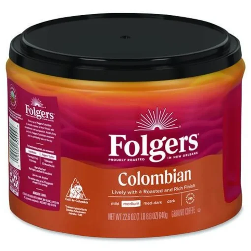 Outlet 22.6 oz. Canister Coffee - Columbian (6/Carton) Food And Snacks