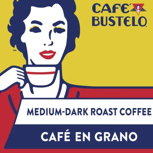 New Cafe Bustelo 32 oz. Bag Whole Bean Coffee - Espresso (4/Carton) Food And Snacks