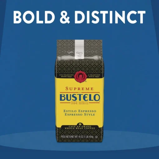 New Cafe Bustelo 32 oz. Bag Whole Bean Coffee - Espresso (4/Carton) Food And Snacks