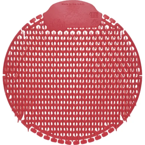 Discount S7-F-005I030M-82-AAA10-00 Slant7 with Terminator Urinal Screen - Forest Scent, Red (30/Carton) Cleaning & Janitorial Supplies